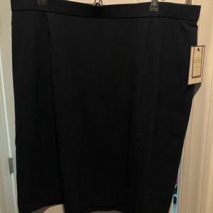 Navy Pencil skirt